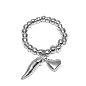 Bracciale Elastico Sfere e Corno Vestopazzo cod.AL01155