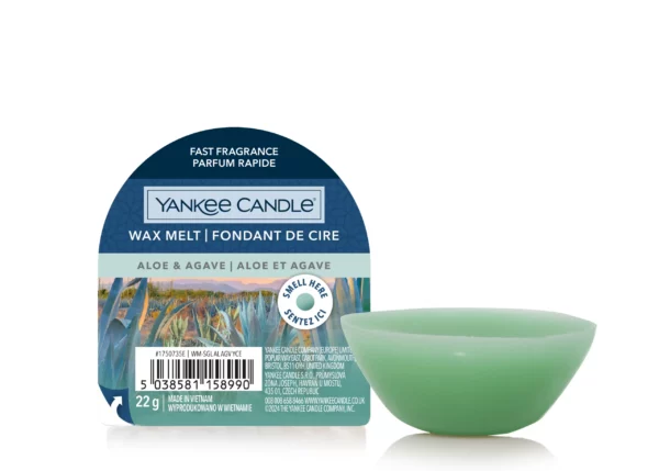 Aloe & Agave Cera da Fondere Yankee Candle gr 22