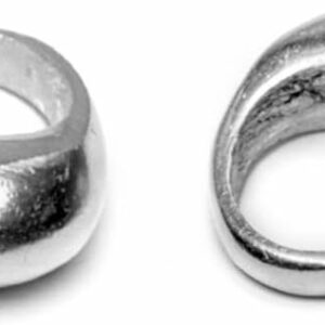 Anello Bague Ovale Bombe  Alluminio Vestopazzo
