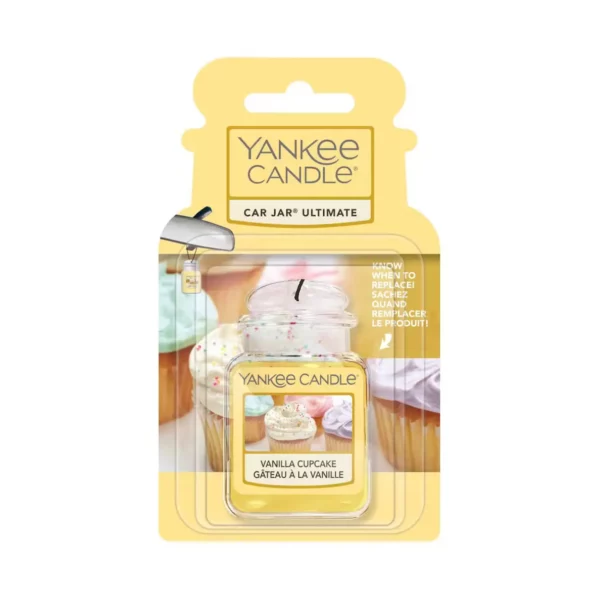 Vanilla Cupcake Car Jar Ultimate Yankee Candle