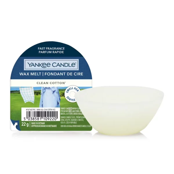 Clean Cotton®Cera da Fondere Yankee Candle gr 22