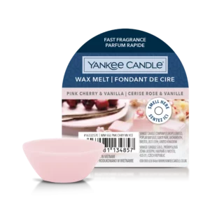 Pink Cherry & Vanilla Cera da Fondere Yankee Candle gr 22