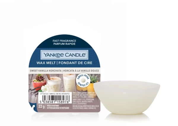 Sweet Vanilla Horchata Cera da Fondere Yankee Candle gr 22