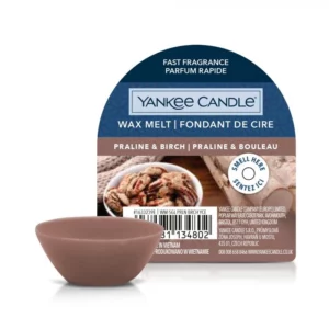 Praline & Birch Cera da fondere Yankee Candle gr 22