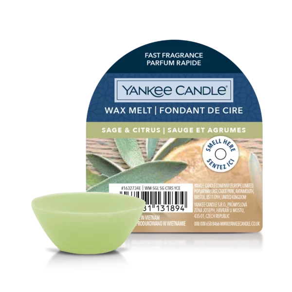 Sage & Citrus Cera da Fondere Yankee Candle gr 22