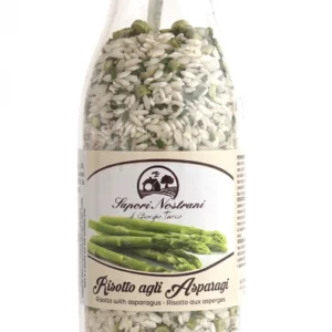 Risotto agli Asparagi 400 g in bottiglia del latte Sapori Nostrani