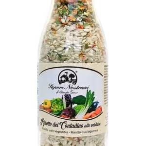 Risotto del Contadino alle Verdure 400 g in bottiglia del latte Sapori Nostrani