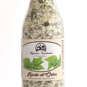 Risotto all’Ortica 400 g in bottiglia del latte Sapori Nostrani