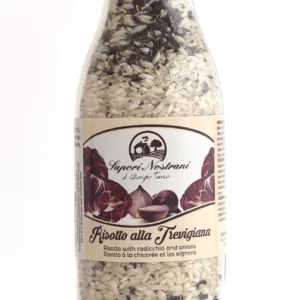 Risotto Trevigiano (al Radicchio) 400 g in bottiglia del latte Sapori Nostrani