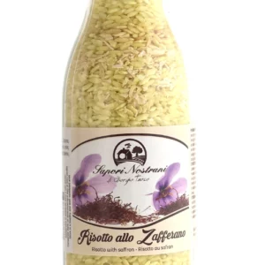 Risotto allo Zafferano 400 g in bottiglia del latte Sapori Nostrani