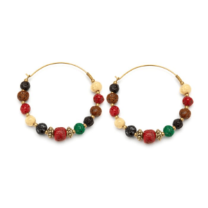 Orecchini Cerchi Multicolor Vestopazzo cod.KNO3001