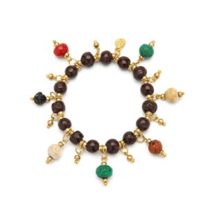 Bracciale Elastico mix  Brown Vestopazzo cod. KNO2000
