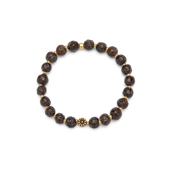 Bracciale Elastico Margherita Marrone Vestopazzo cod. KNO2003