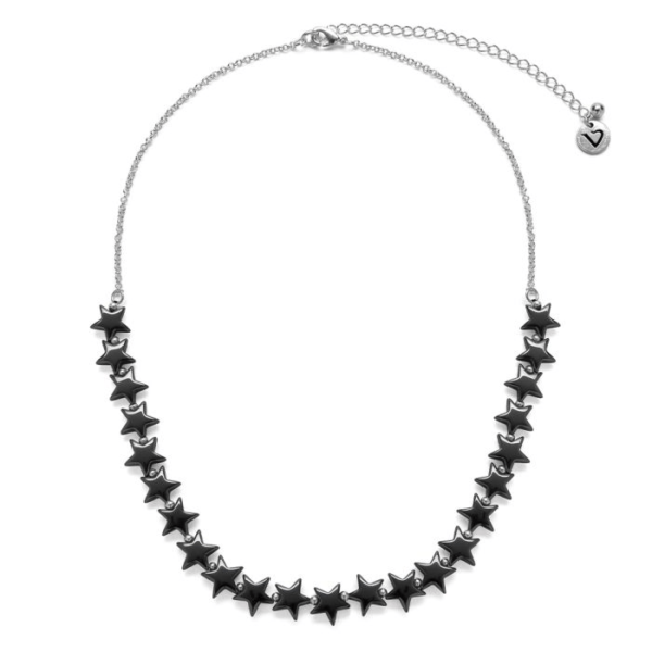 Collana Stelle grandi Ematite Vestopazzo cod. SE1001