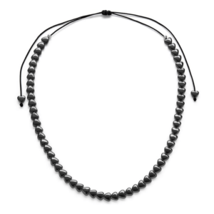 Collana cuori medi Ematite Vestopazzo cod. SE1002