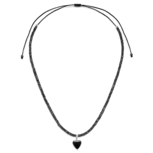 Collana cuore Pendente Ematite Vestopazzo
