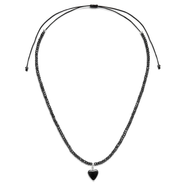 Collana cuore Pendente Ematite Vestopazzo