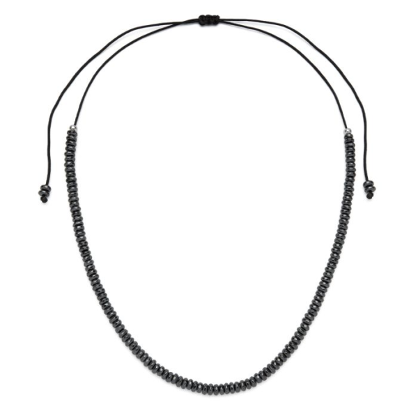 Collana filo Tondi Ematite Vestopazzo cod. SE1005