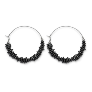 Orecchini rondelle Ematite Vestopazzo cod. SE3000