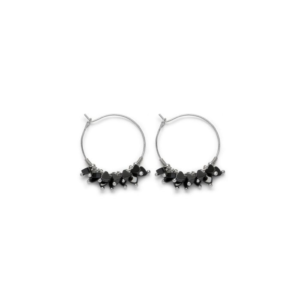Orecchini micro cuori Ematite Vestopazzo cod. SE3004