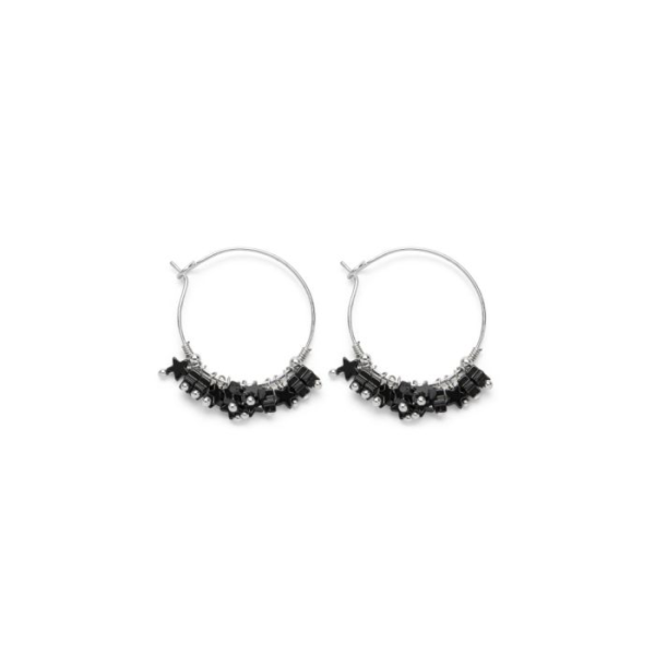 Orecchini micro Stelle Ematite Vestopazzo cod. SE3005
