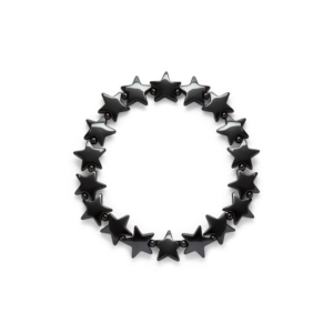 Bracciale elastico Stelle grandi Ematite Vestopazzo cod.SE2001