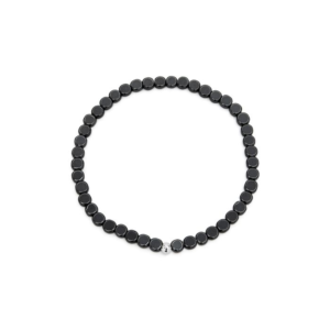 Bracciale elastico Sfere piatte Ematite Vestopazzo cod.SE2006