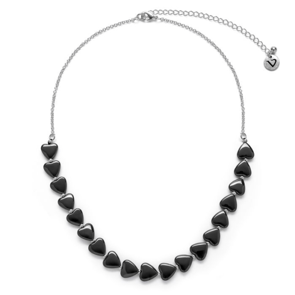 Collana cuori Ematite Vestopazzo cod.SE1000