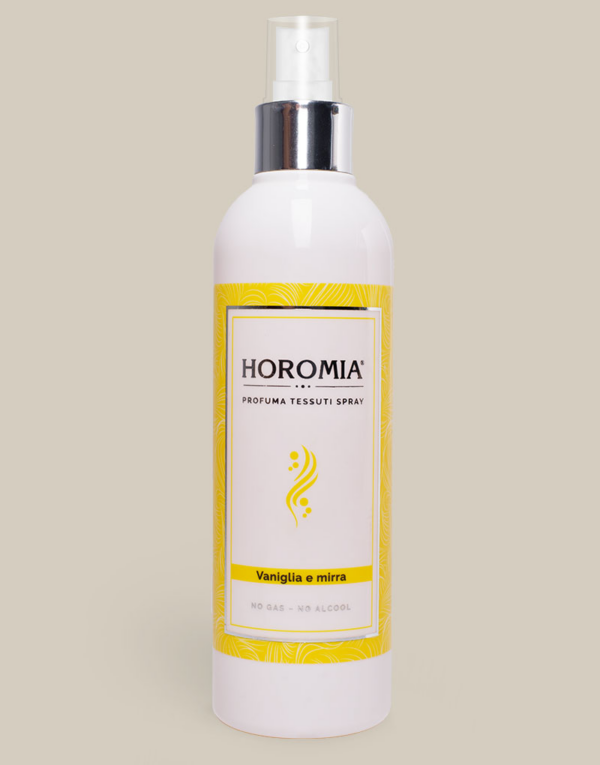 Deo Tessuti Spray Vaniglia e Mirra 250ml Horomia