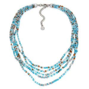 COLLANA PERLINE MULTIFILI Cod. FIS17005