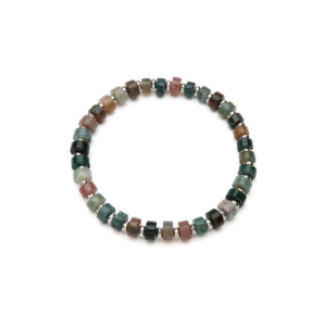 BRACCIALE ELASTICO AGATA MULTICOLORE cod.LOM1044