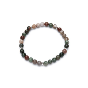 BRACCIALE ELASTICO DA UOMO AGATA MULTICOLORE cod. LOM1045