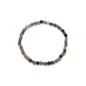 BRACCIALE ELASTICO  DA UOMO AGATA MULTICOLORE cod. LOM1046