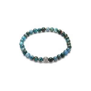 BRACCIALE ELASTICO DA UOMO BLU APATITE cod.LOM1048
